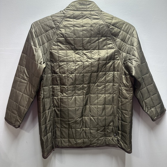 Vintage Barbour "Allendale" Olive Green Quilted Jacket Sz XL D849 - Picture 6 of 11